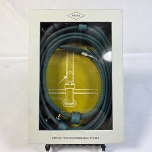 Fossil Genuine Replacment Rachel Extra Tote Bag Set of 2 Straps Teal Green